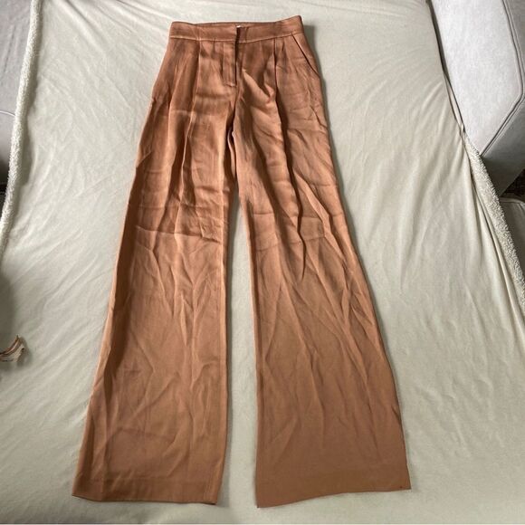 Veronica Beard Edia Pant Gold Copper Color Size 2 - Picture 1 of 8
